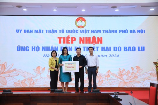 HANEL ỦNG HỘ 400 TRIỆU ĐỒNG  GIÚP ĐỠ ĐỒNG BÀO BỊ THIỆT HẠI DO BÃO LŨ